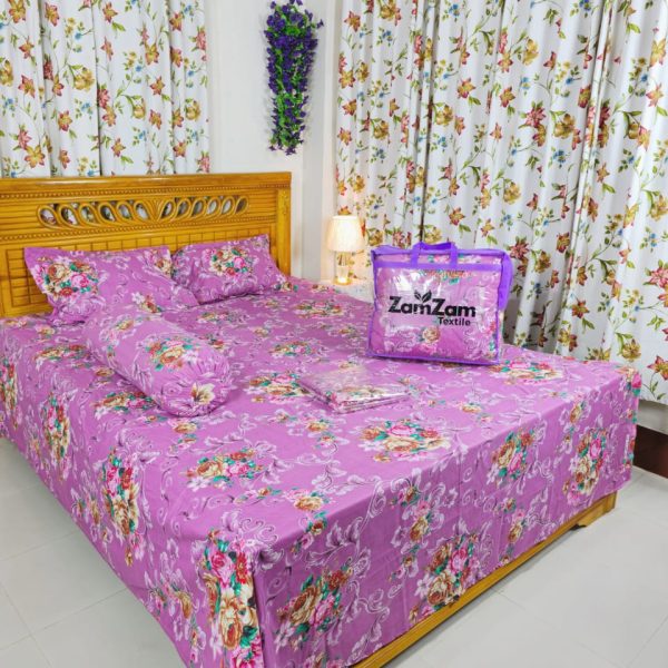 KING SIZE PREMIUM QUALITY COMFORTER COMBO SET  Code={ ZT-402 }