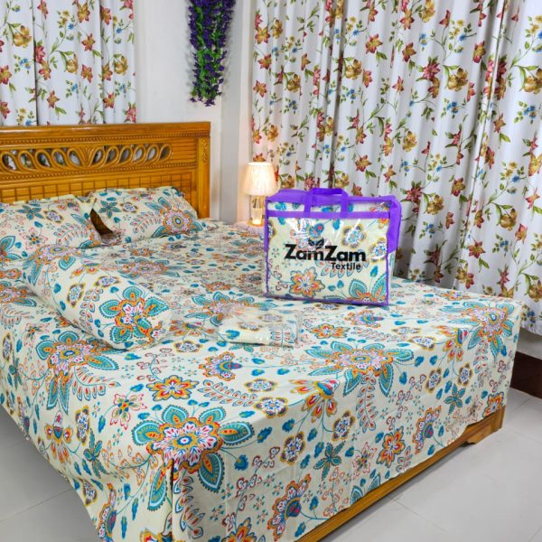 KING SIZE PREMIUM QUALITY COMFORTER COMBO SET Code={ ZT-405 }