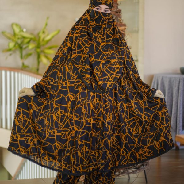 Premium Khimar & Plazu Set Code-510