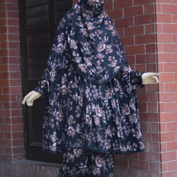 Premium Khimar & Plazu Set Code-518