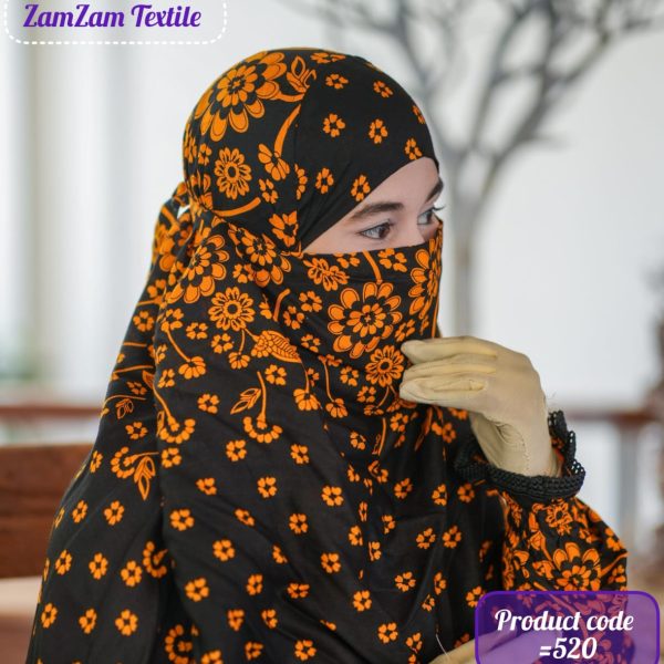 Premium Khimar & Plazu Set Code-520